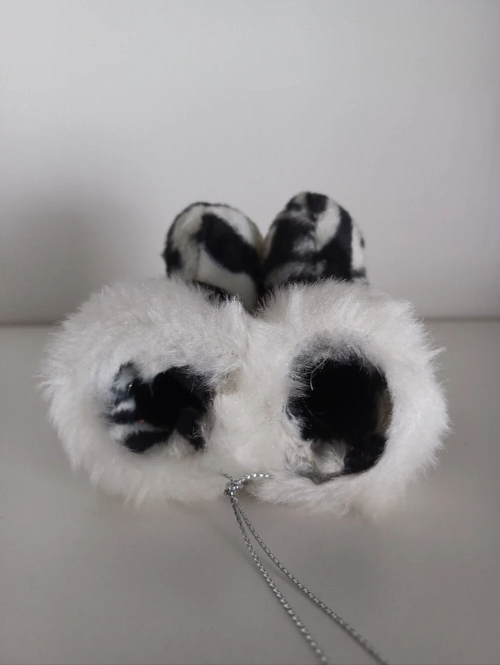 Christmas Zebra Print Boots Ornament Collectible Gift Holiday Decor Animal Print